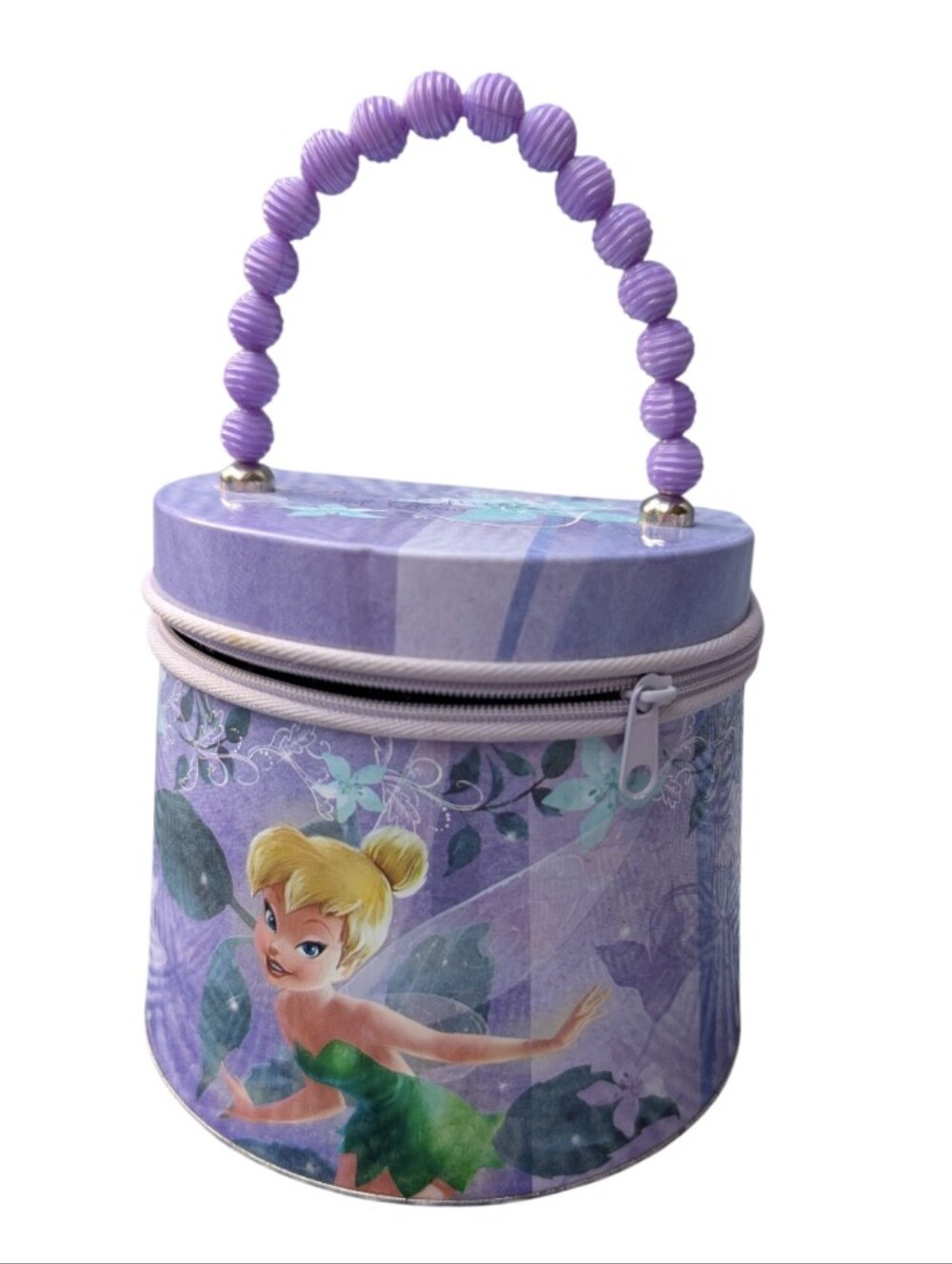 2 For $20 🩷 Tin Box Co Disney Tinkerbell Carry-All Purse W/ Beaded Handle